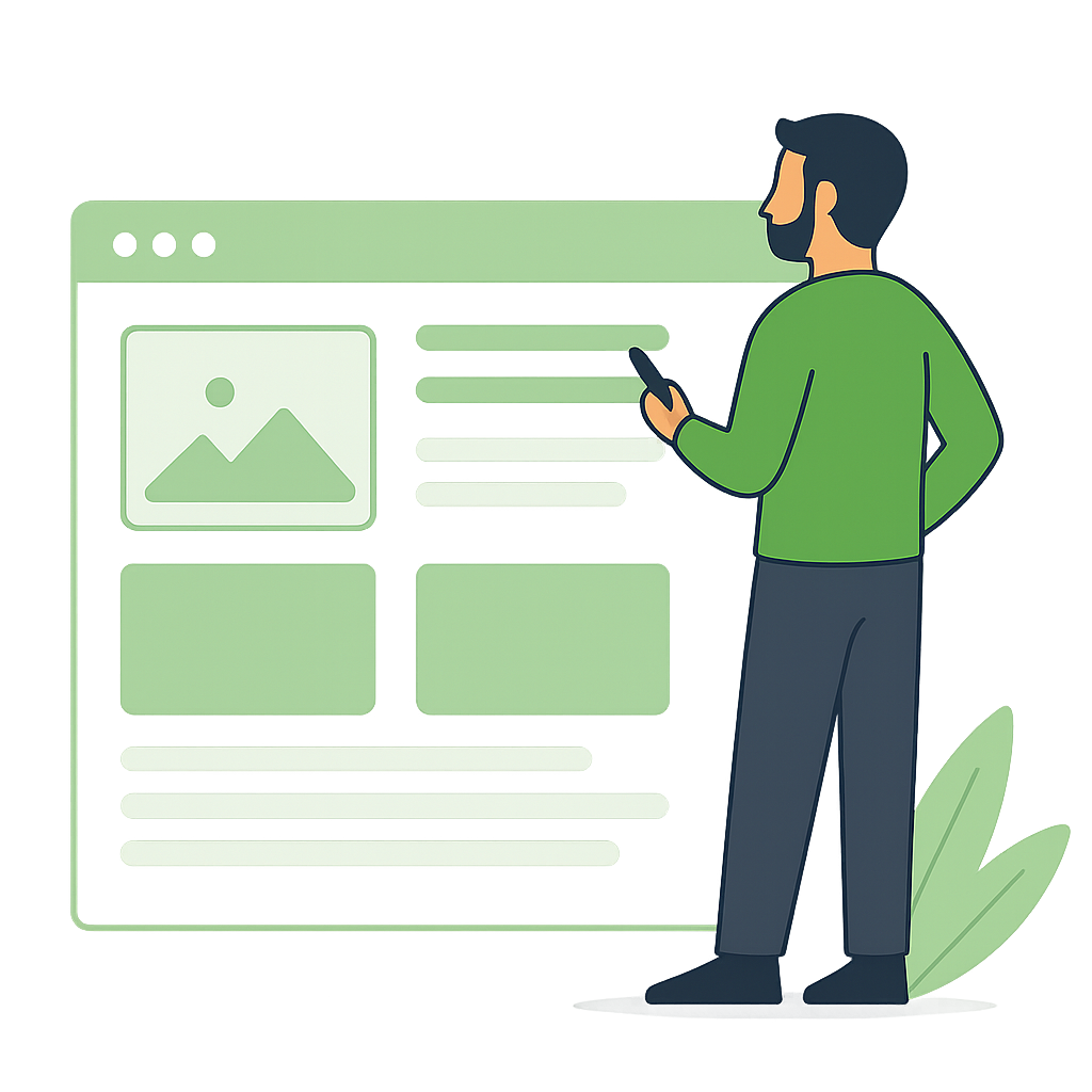 Web Hosting Illustration