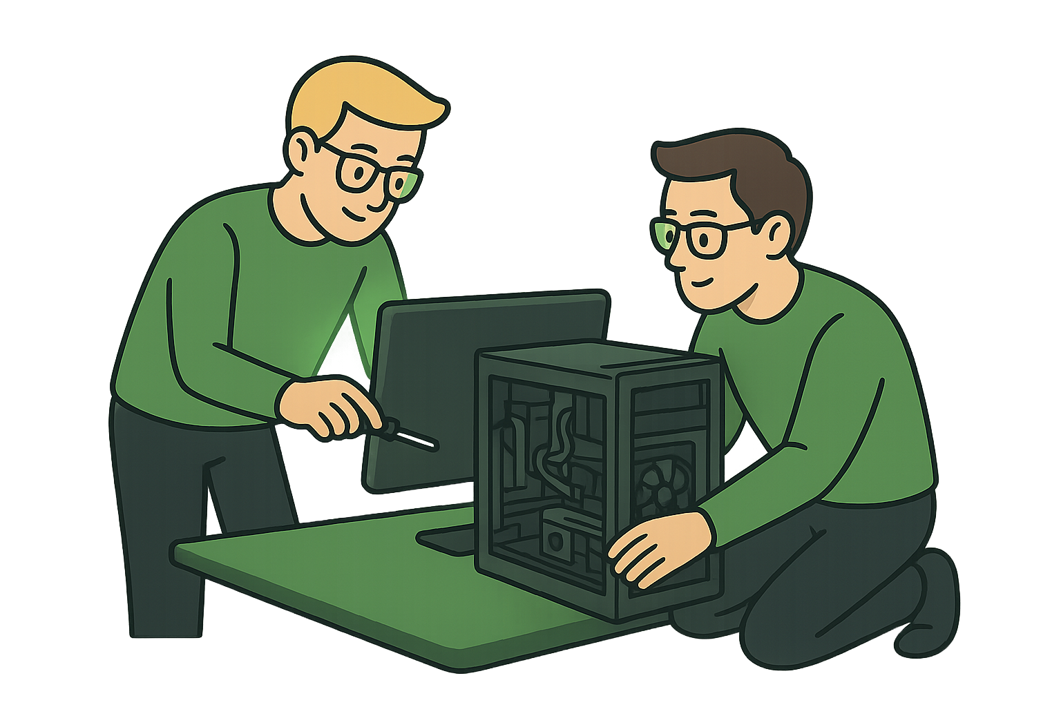 Web Hosting Illustration